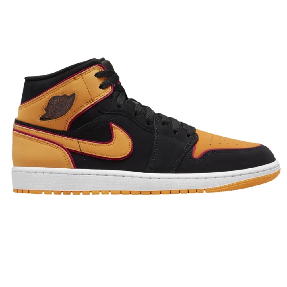 Nike Air Jordan 1 Mid SE 'Vivid Orange' Sneaker FJ4923-008 size 14